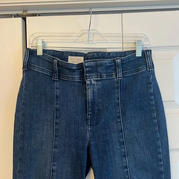 Pilcro Slim 70s High-Rise Crop Flare Jeans - Picture 5 of 12